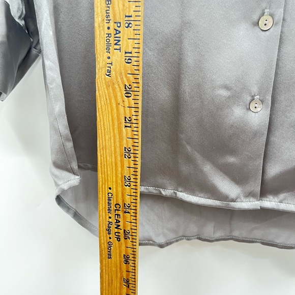 L'AGENCE GRAY STORMY TYLER LONG SLEEVE BLOUSE Size Small - Picture 8 of 11